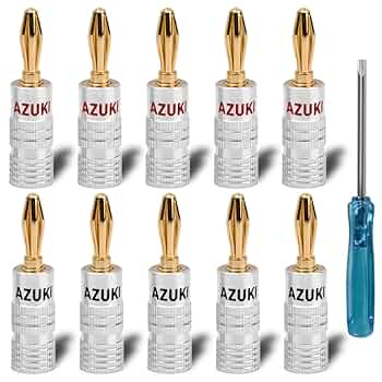 ELACオリジナル・バナナプラグ 4本セット ELACオリジナル・バナナプラグ 4本セット ELACオリジナル