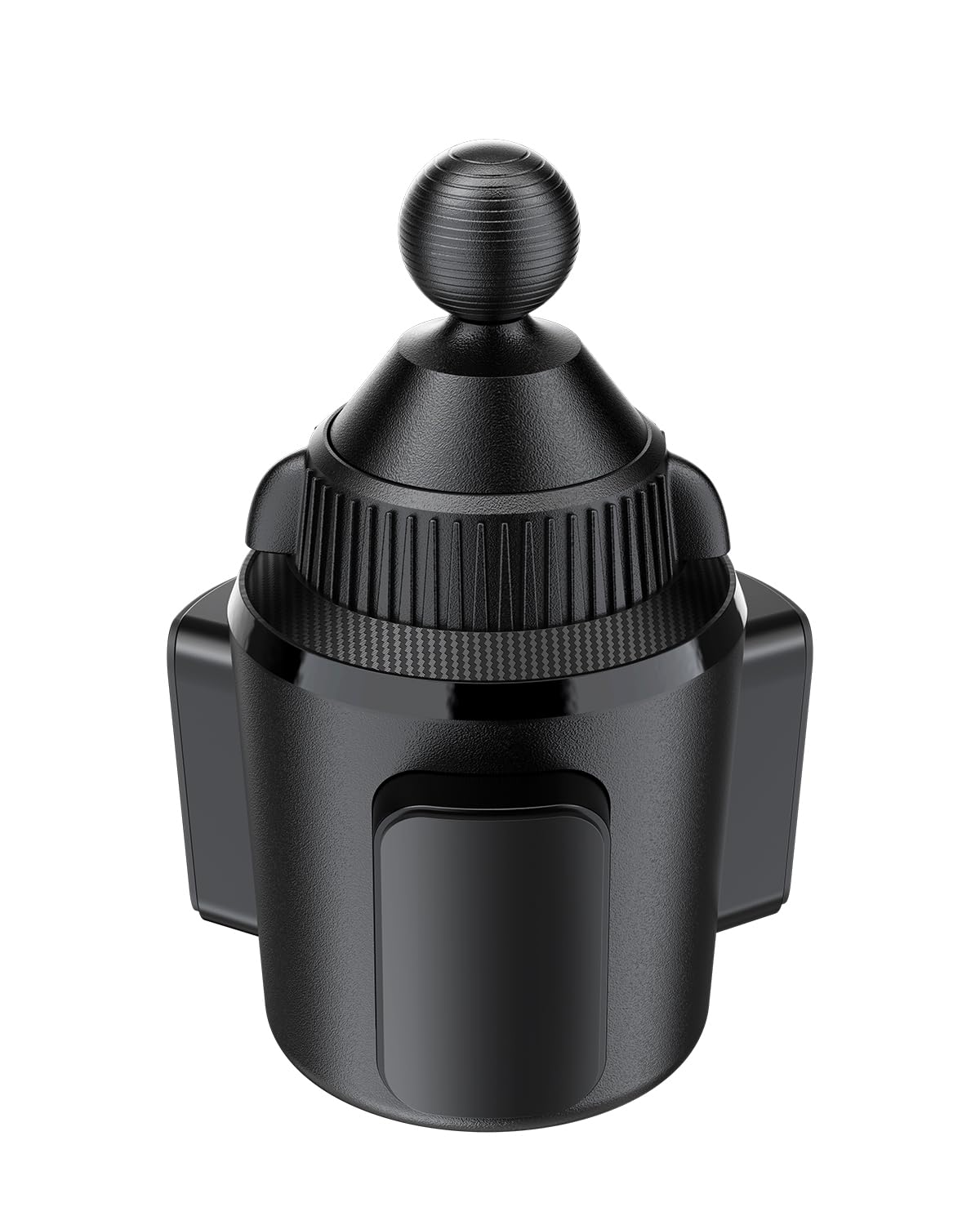 APPS2Car Cup Holder Base with 1” Ball – Heavy-Duty Expandable Cup Mount Compatible with B Size Double Socket Arms – Fits 3” to 4” Cup Holders – Anti-Slip, Easy Install