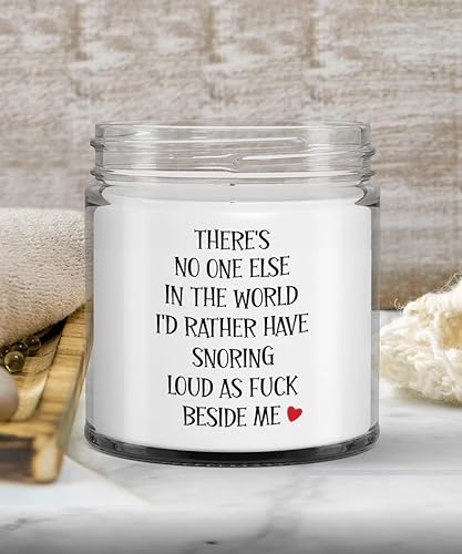 Miniatura 2 de Divertida vela para el día de San Valentín para hombres, aniversario, ideas de Navidad para marido, novio, prometido, esposa, novia, Theres Nadie