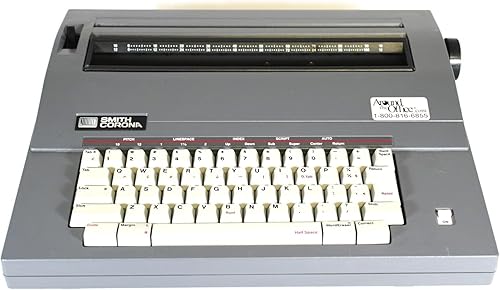 Miniatura 2 de Paquete combinado de máquina de escribir Smith Corona con cintas adicionales ruedas de impresión y cubierta antipolvo renovado