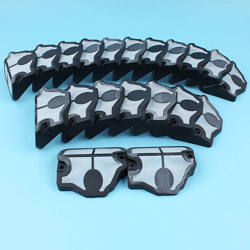 Limpiador de Filtro de Aire 20pc / Lot Compatible con Motosierra Husqvarna 36 41136 136LE 137 137E 141 141LE 142 142E # 530029811