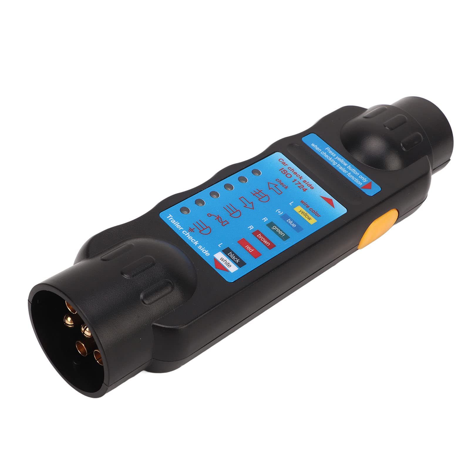 12V 7pin światła holownicze przyczepy okablowanie Tester obwodów gniazdo wtykowe narzędzie diagnostyczne do przyczep kempingowych przyczepy kempingowe przewoźnicy