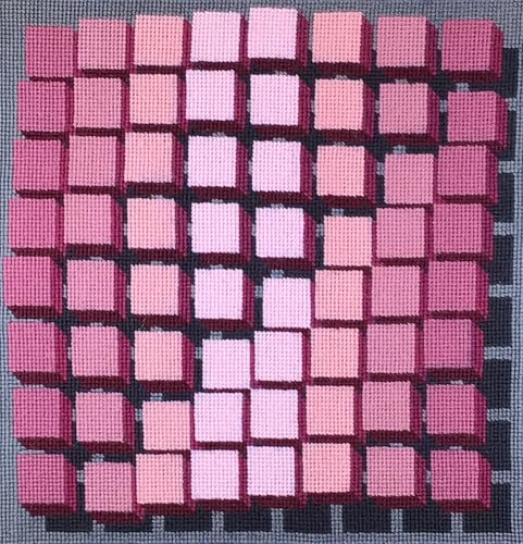 HM NABAVIAN Tickled Pink - Appletons Needlepoint Kit - by David Smith