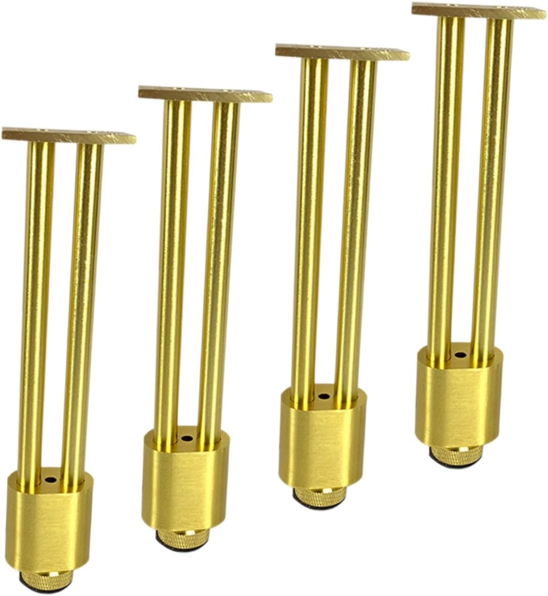 Veemoon 4pcs Adjustable Metal Cabinet Legs Furniture Feet Sofa Table Support Aluminum Alloy 12cm Height for Bathroom Tv Cabinet and Cupboard Furniture Accessories