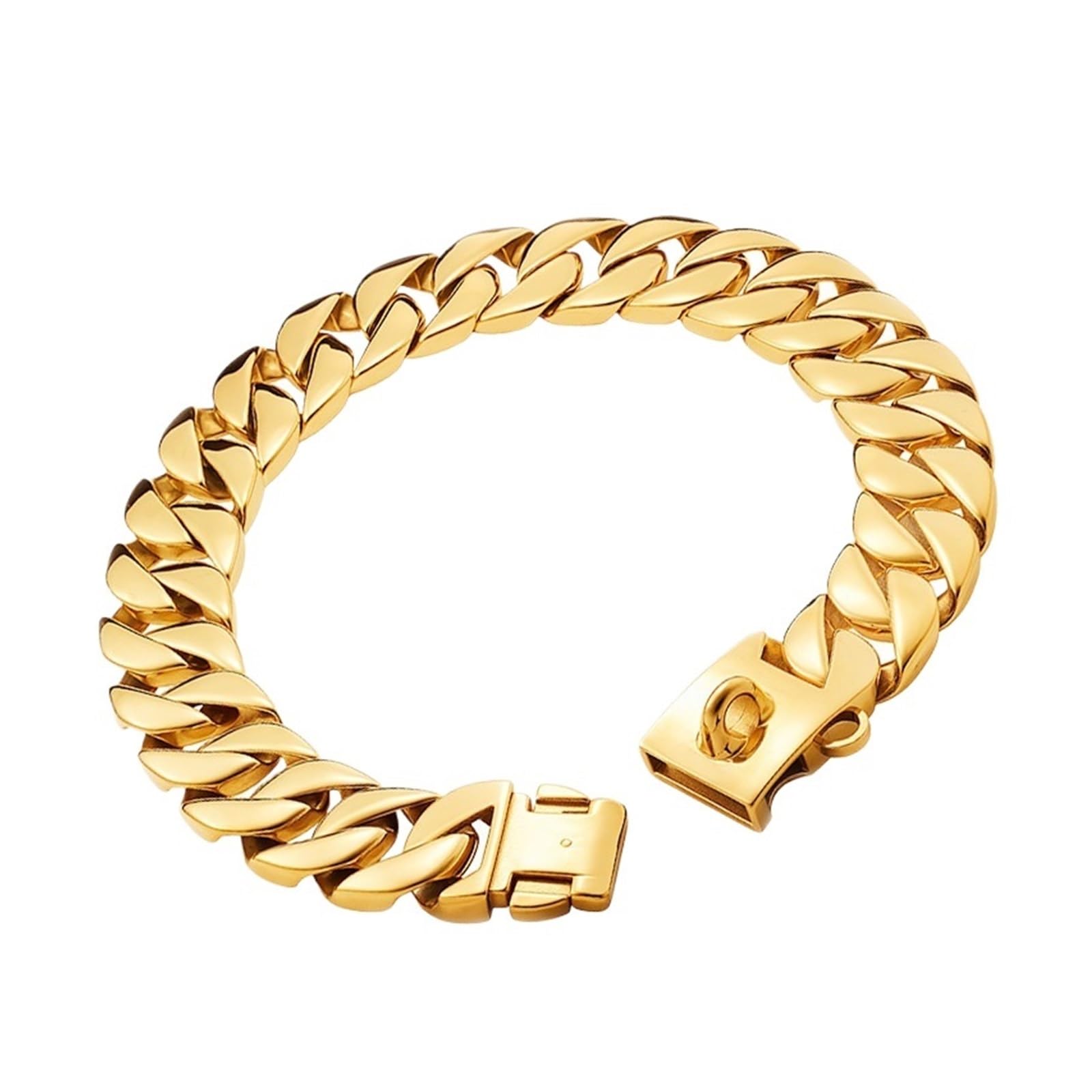 Grand collier pour chien anti-rupture chaîne acier robuste 36cm
