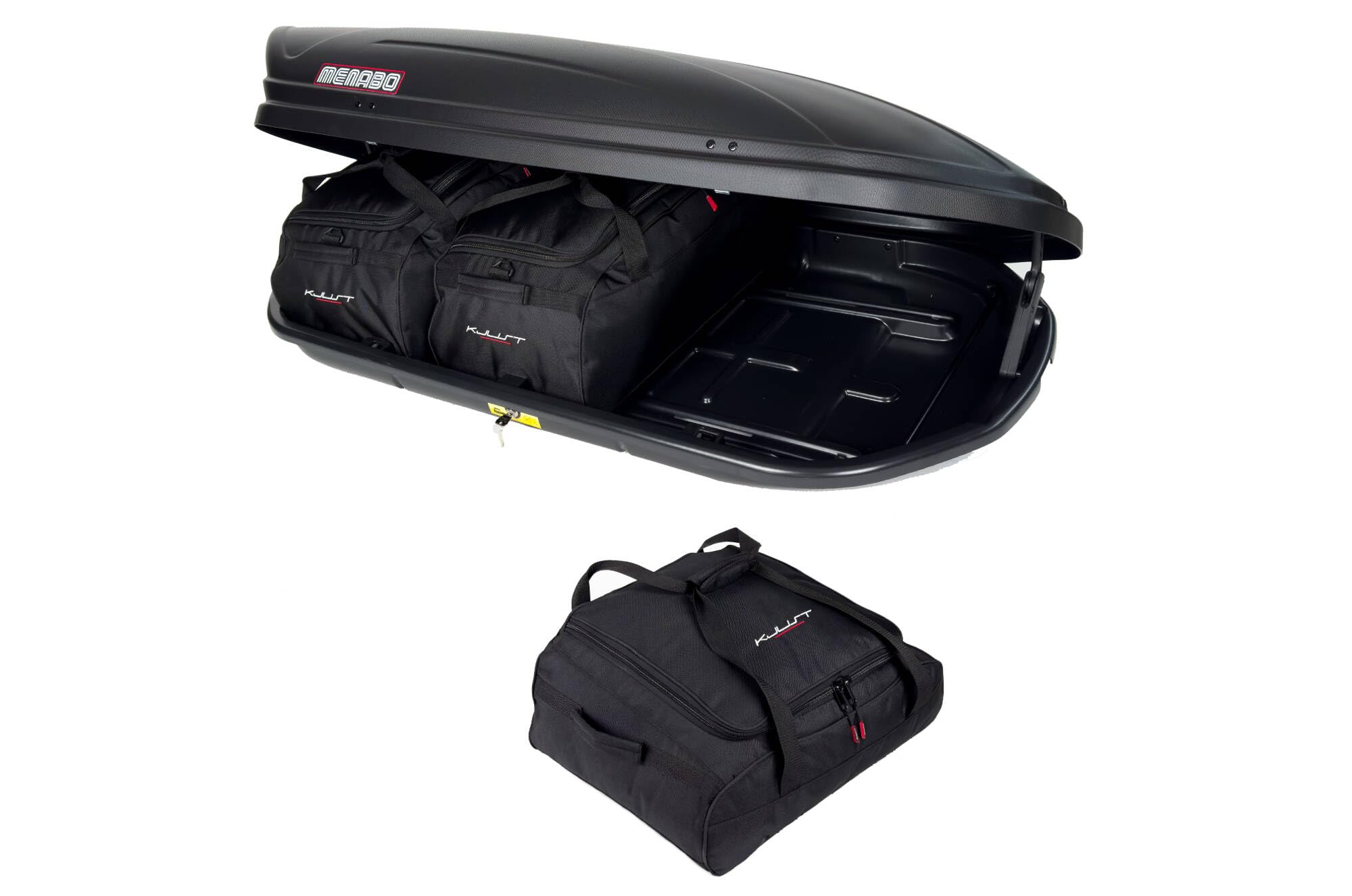 KJUST Caja de techo Bolsas Set 3pcs Compatible Con MENABO MARATHON 400