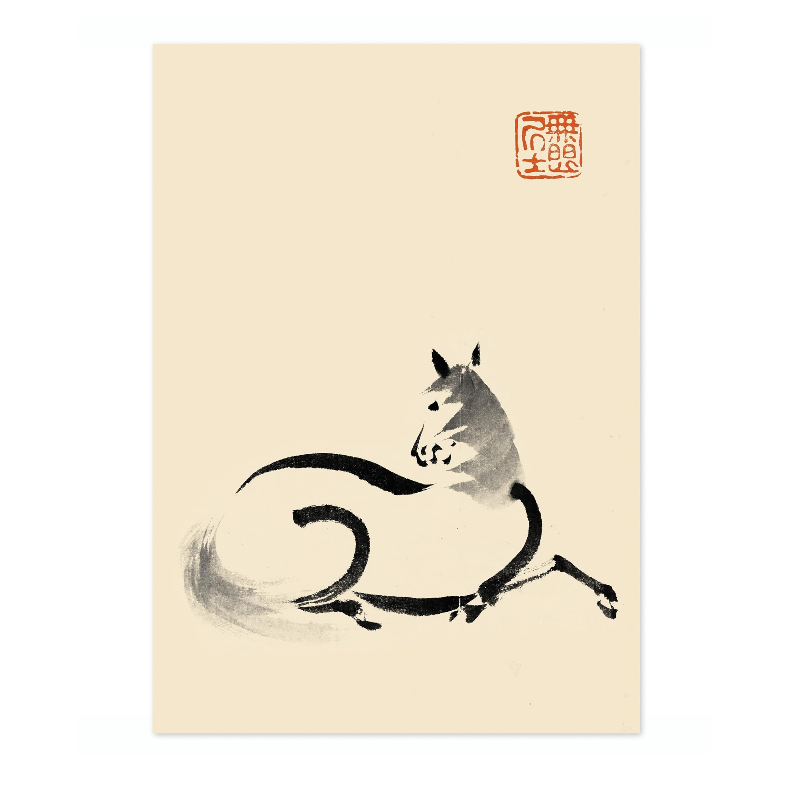 Matsumoto Hoji Sad Frog Poster, Japansese Art Woodblock Ukiyo-e Print, Framed Japanese Wall Art, Archival Matte, A4 (Print Only) - 29.7x21cm — view 33