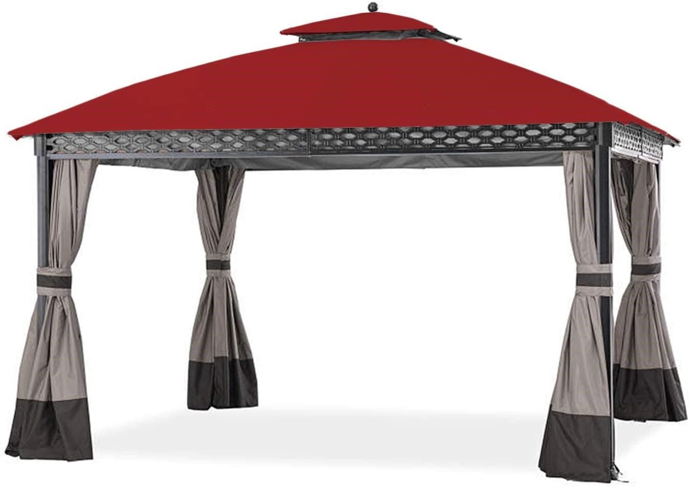 Garden Winds Replacement Canopy for The Pinehurst Dome Gazebo - Riplock 350 - Beige - Will NOT FIT Oakmont Gazebo - Check Model Number and Assembly Instructions Before Buying