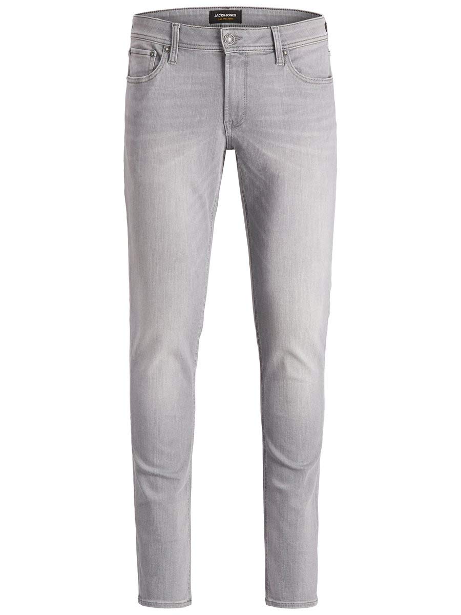 JACK & JONES Men's Jeans Skinny Jeans, Gray Denim, W30/L32