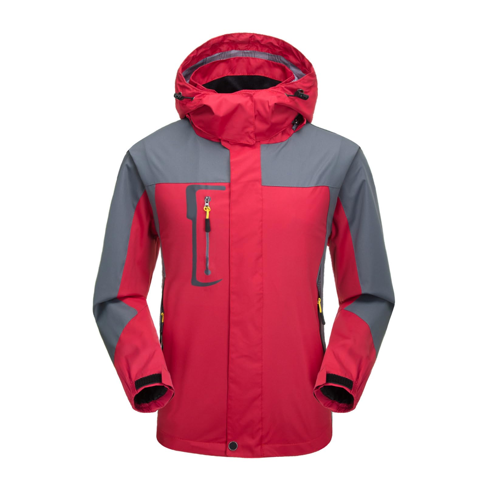 Skijacke Herren Warme Winterjacke Gefüttert Verdickt Softshelljacke Wasserdicht Snowboardjacke Atmungsaktiv Funktionsjacke Mit Kapuze Doppeljacke Mantel Parka Funktionsjacke