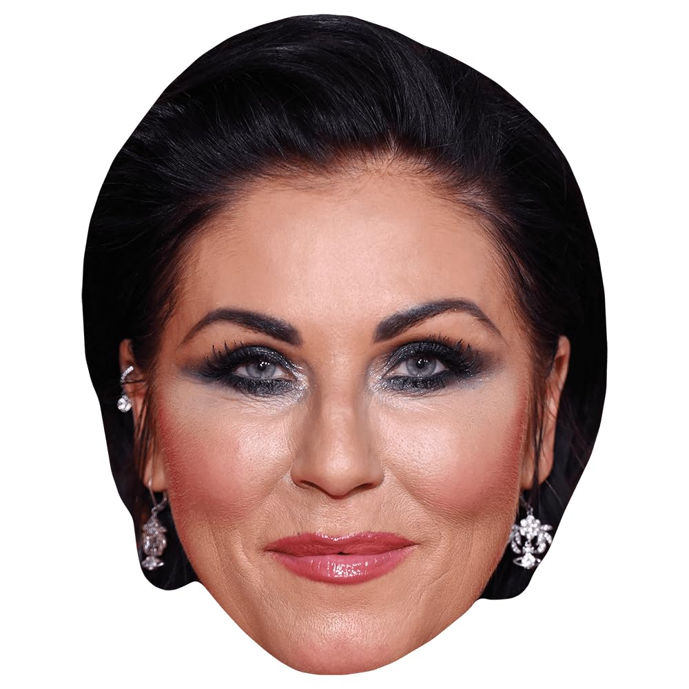 Jessie Wallace (Lipstick) Celebrity Mask, Flat Card Face, Fancy Dress Mask