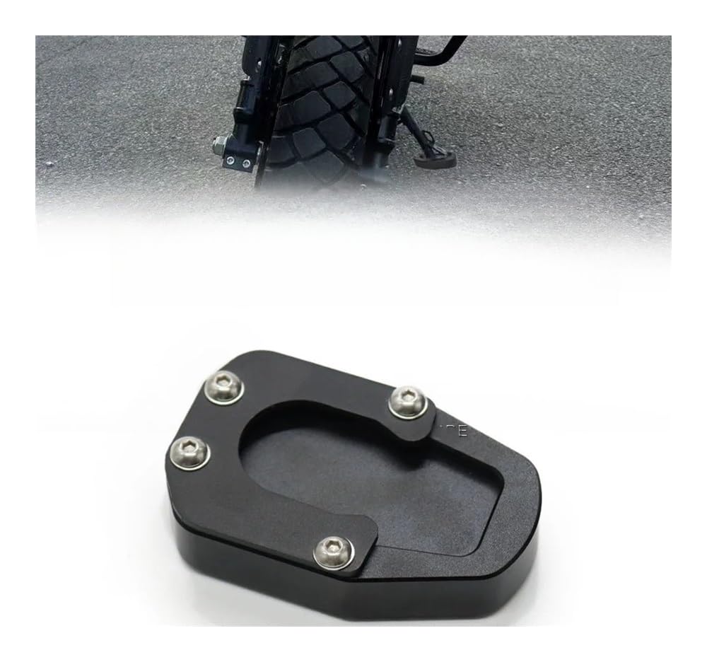 Prolongateur De Béquille Latérale Universel - Support élargi Pour Moto, Scooter, Vélo - Rouge