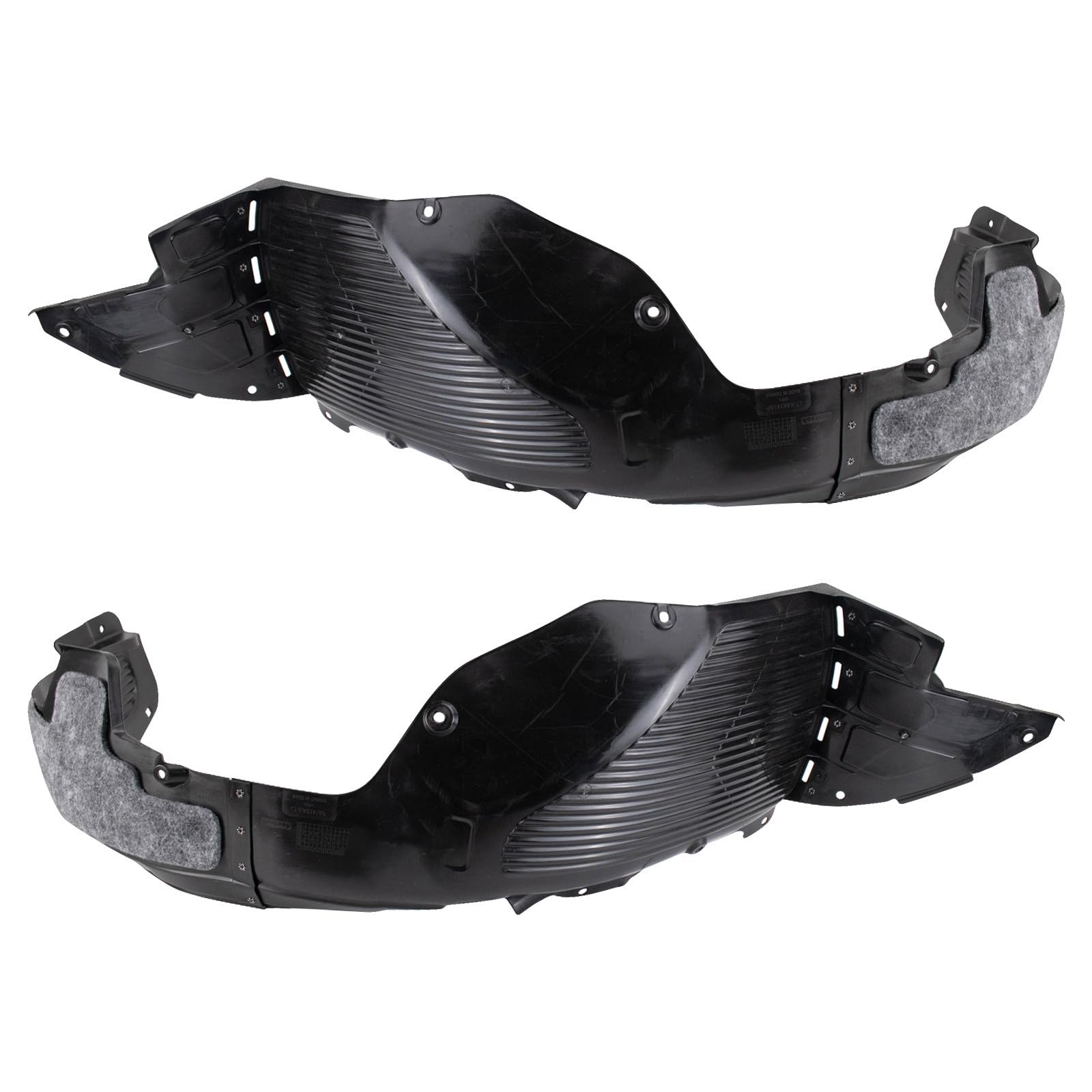 TRQ Inner Fender Liner Set | For 2017-2018 Kia Forte5 KI1248155 KI1249155