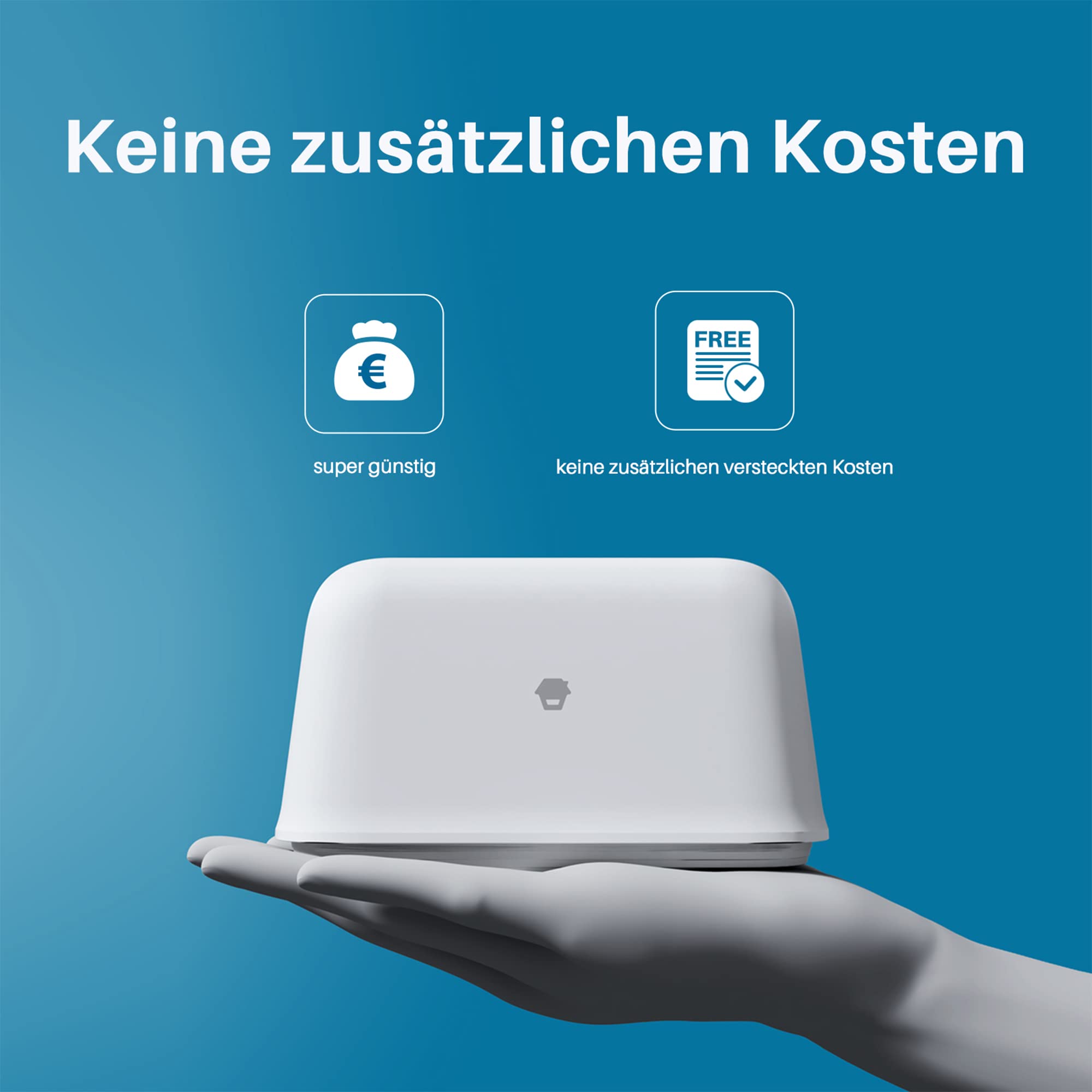 Chuango OV-300 - Smart WiFi Alarm System, kabelloses Haussicherheitssystem mit Basisstation, 97 db, Tür-/ Fenstersensor und handlicher Fernbedienung