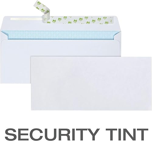 Miniatura 4 de Quality Park Sobres de seguridad autosellados #10  Sobres de correo sin ventana  4 18 x 9.5 pulgadas, paquete de 300 unidades