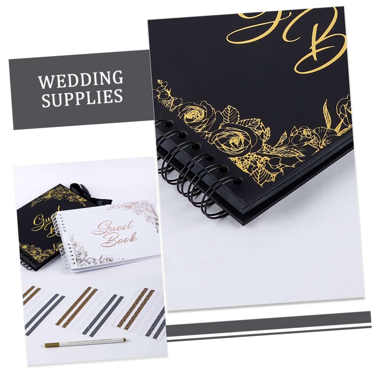 Gadpiparty Gästebuch für Hochzeitsfeier Album Fotobuch zum Festhalten von Erinnerungen Unterschriftenbuch für Hochzeit