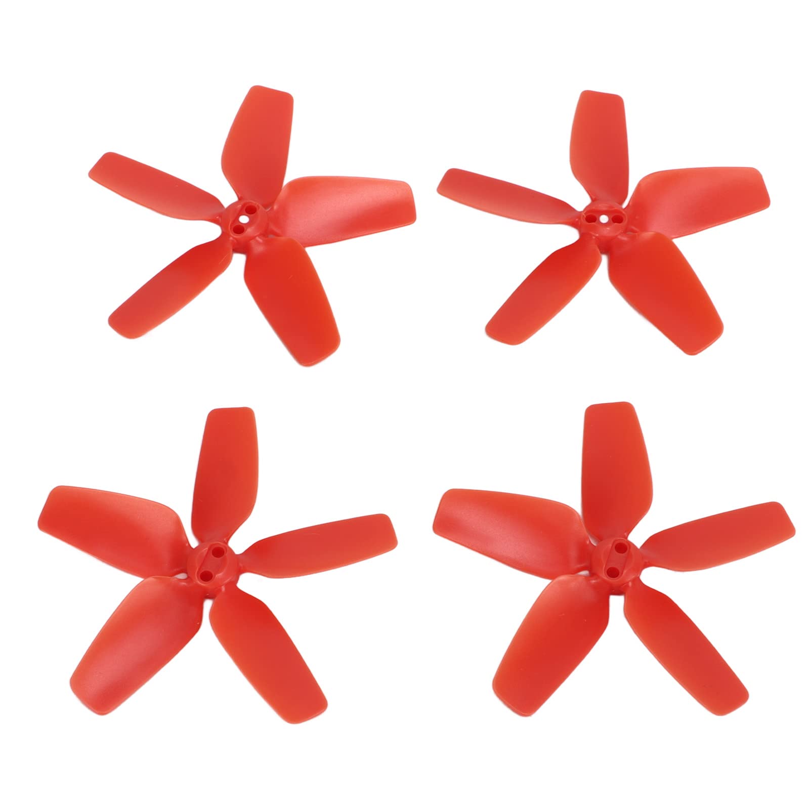 LEYT 4Pcs Propeller for Avata Drone, Low Noise Propellers Props Combo, 5 Blades Drone Propeller, Drone Quadcopter Accessory, High Stability Propellers Replacement, Quick Release(Red)