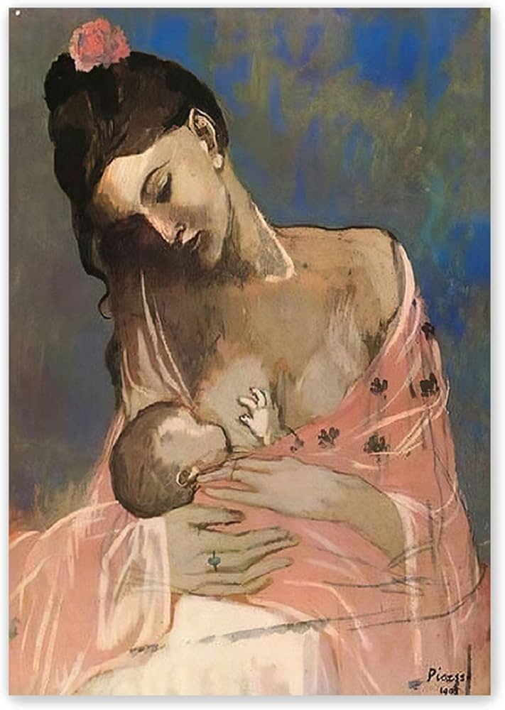 Pablo Picasso 母と子 ジークレー パブロ・ピカソ『母と子』ジクレー