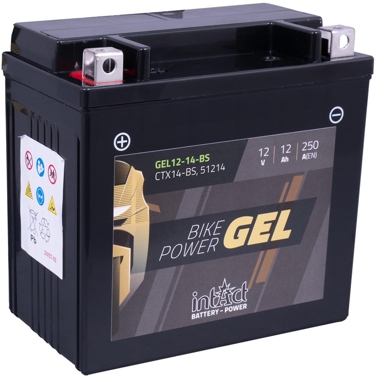 Batteria Moto GEL YTX14-BS 12V 14Ah - Senza Manutenzione, Avvio Potente Anche A Freddo, Per Moto E Scooter - Foto 9