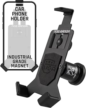 Mob Armor Heavy Duty Magnetic Phone Mount for Car - Universal Car Phone Holder for iPhone Android Strong