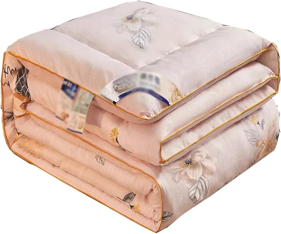 Mulberry Silk Quilt Bedspread Sleeping Comforter King Queen Size Winter Quilt 220*240 (Color : D, Size : 200x230 5kg) (D 200x230 5kg)