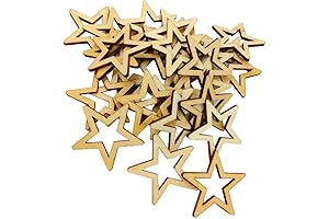 Jili Online Five Star Unfinished Wooden Pieces for Crafting