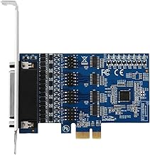 PCIe Expansion Card RS232 RS485 Serial Ports Parallel Port Connectors 9Pin Expansion Card Converter Replacement Pci-e Extension Cable
