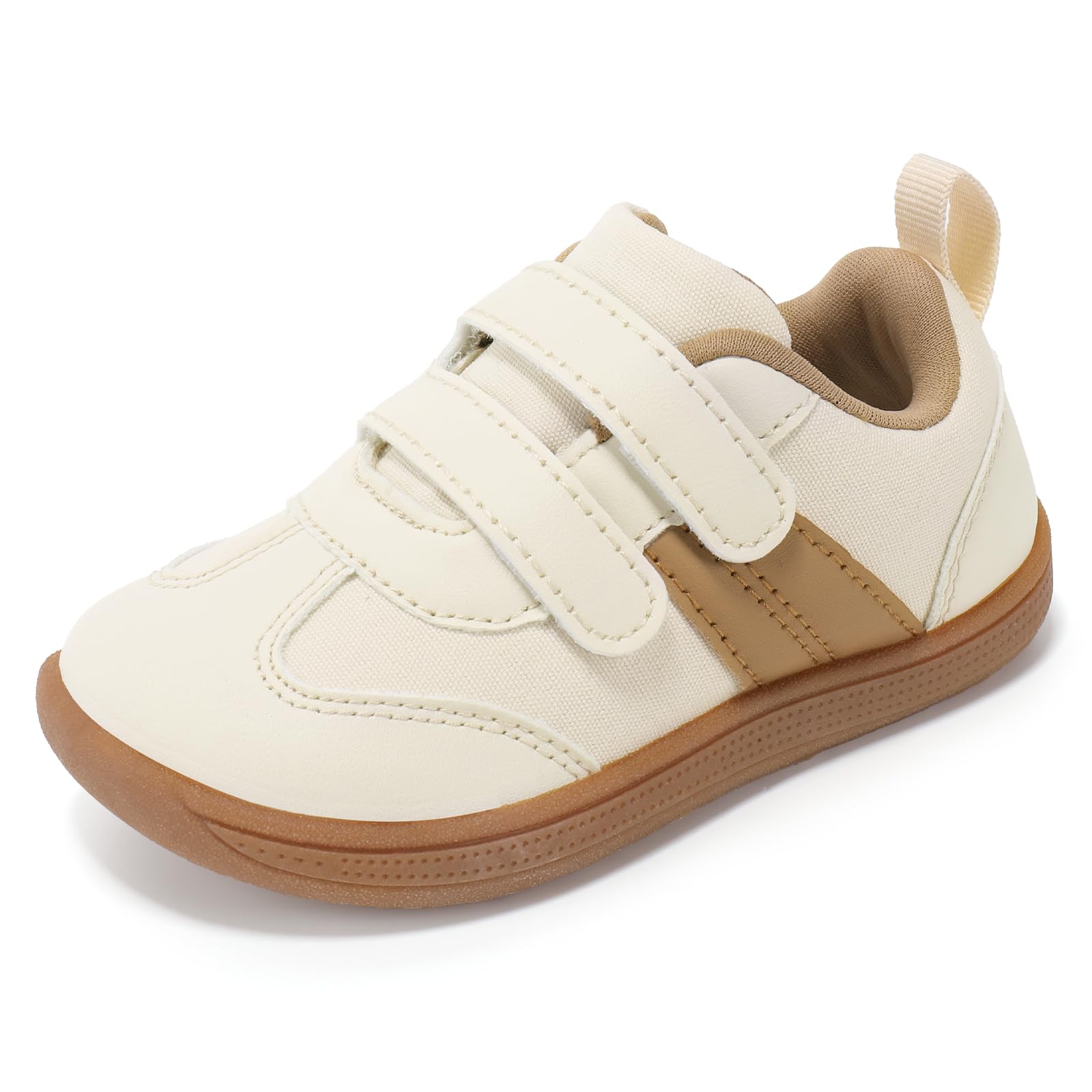STQ KIDS Jungen Schuhe Breiter Zehenraum Kleinkinder Lauflernschuhe rutschfeste Kinder Sneakers Weiche Leicht mit Haken- und Schlaufenband