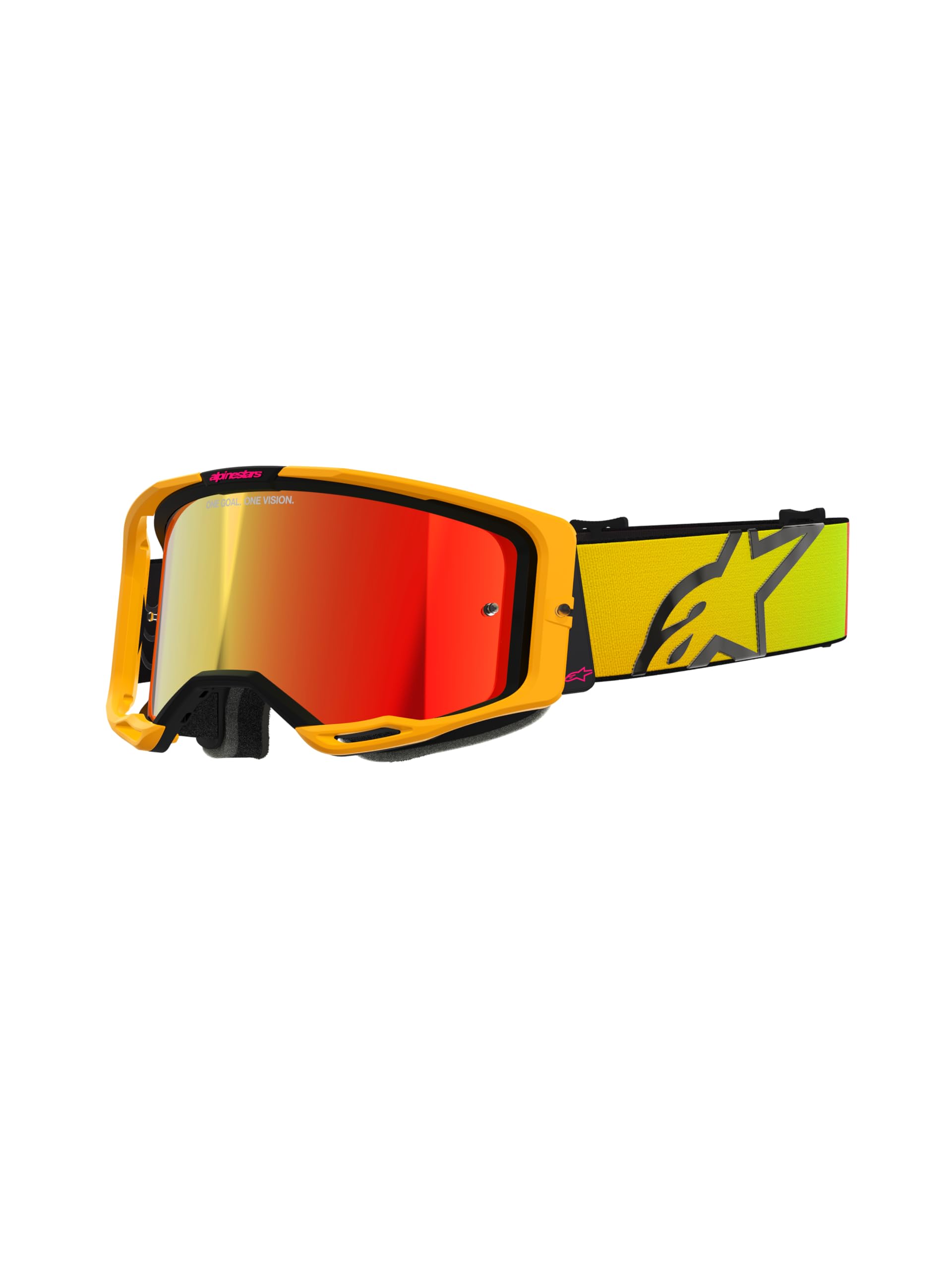 Alpinestars Vision 8 Corp Mirror Motocross Goggles, yellow, One Size