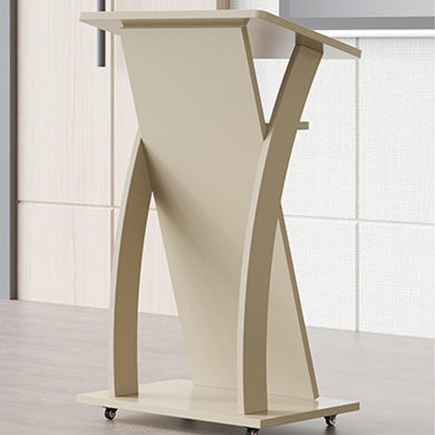 Amazon.co.jp: 教卓 演台 スピーチ台 演説台 教壇 司会者台