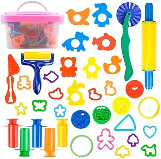 Kids Toys Playdoh Clay Rolling Pin Playdough Sets for Kids Ages 4-6 Playdoh Tools Playdough Set Playdough Accessories Playdough Tools