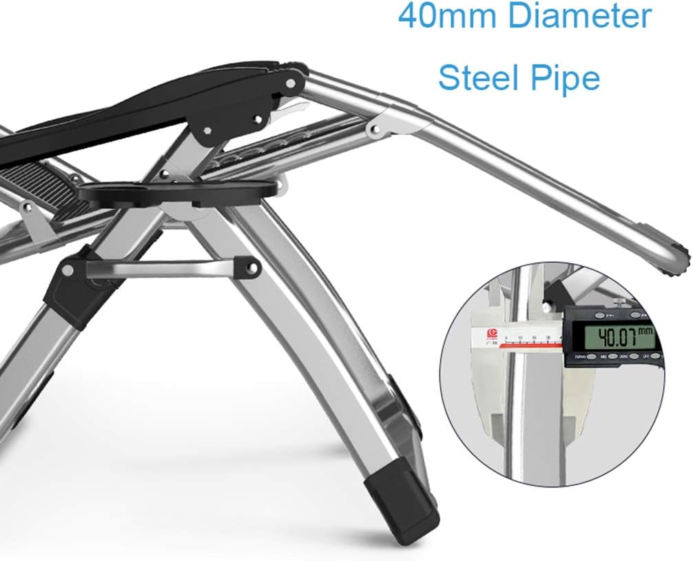 Heavy Duty Reclining Garden Chair| Sun Lounger Recliner Chairs| Outdoor Deck Chairs with Cup Holder for Poolside, Beach, Patio, Conservatory