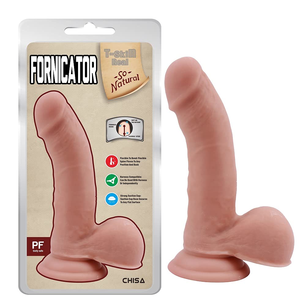 Godemichet double densité Chisa Novelties 19 cm à ventouse fixable
