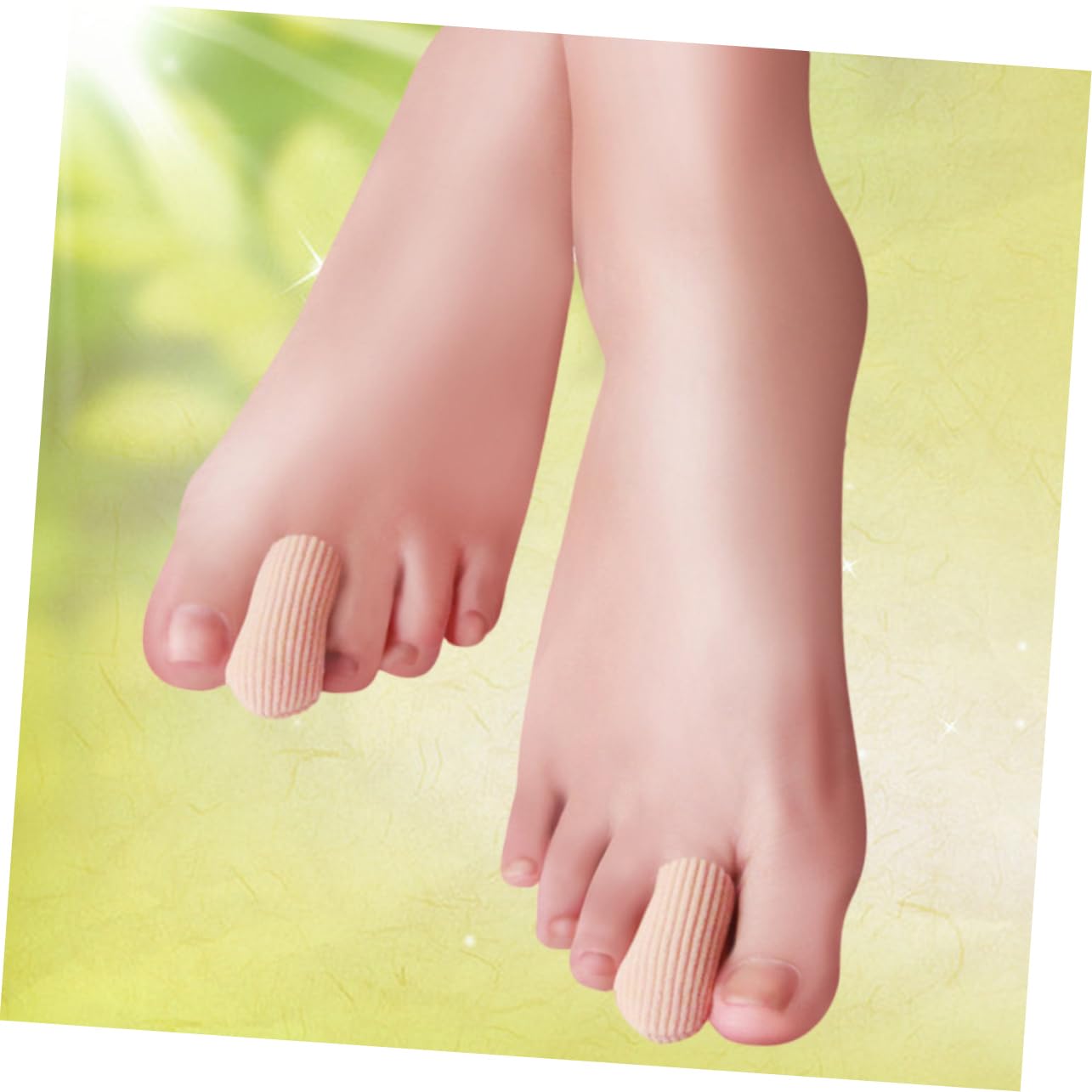 Didiseaon Big Toe Gel Spacers Toe Separator Sleeve Tube Silicone Separator Size l