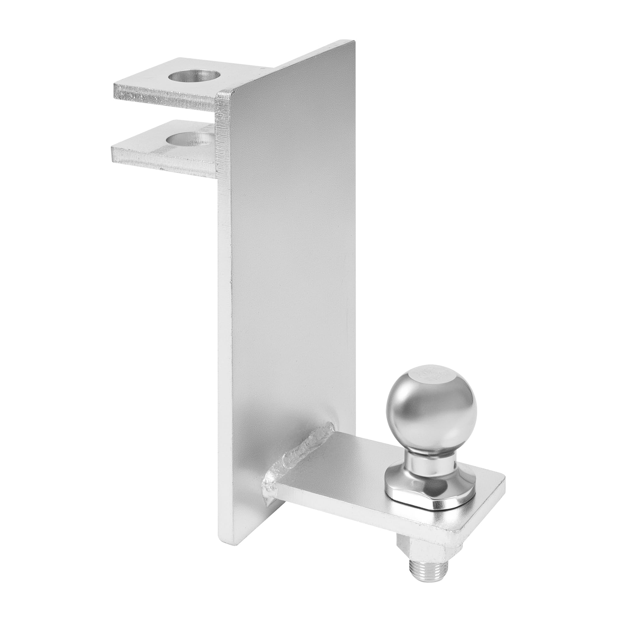 Wiltec Zestaw adaptera haka holowniczego i kuli 50 mm 3,5 t, zaczep kulowy do przyczepy 260 x 140 mm, uchwyt haka do manewrowania