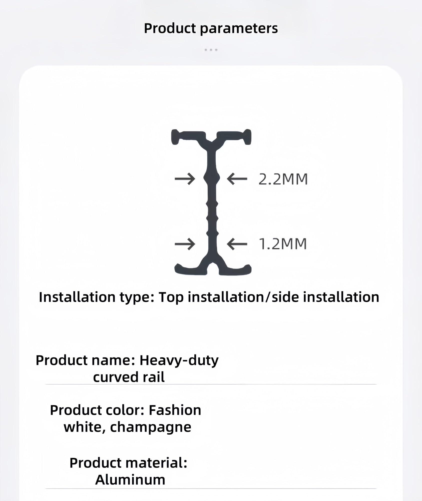 Vorhänge & Raumteiler VorhangschienenAluminium Doppelschienen für Deckenvorhänge ideal für Wohnzimmer Schlafzimmer und Büros elegantes Design einfache Installazione
