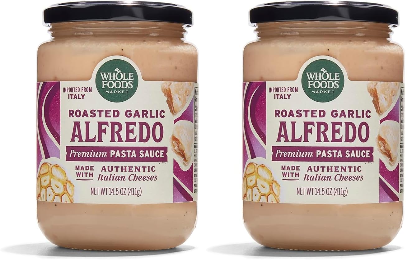 Roasted Garlic Alfredo Pasta Sauce, 14.5 Ounce (Pack of 2)