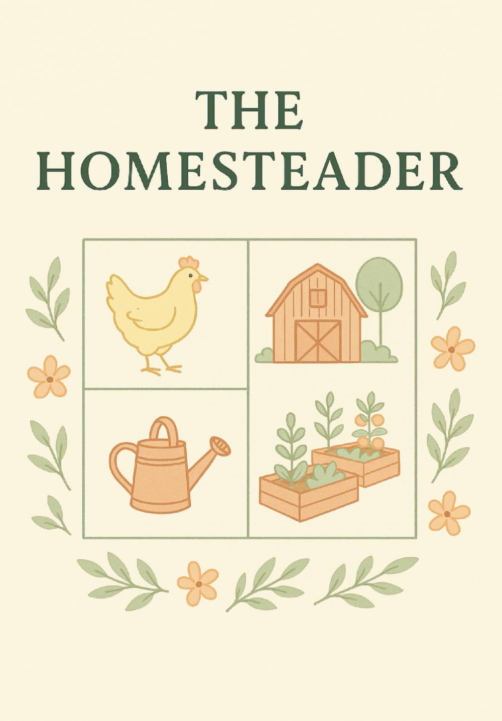 The Homesteader: Adult Colouring Book