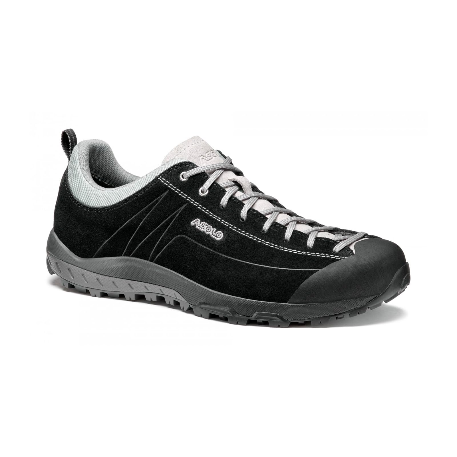 ASOLO Men's Space GV Durable Low-Height Outdoor Hiking Shoes with Suede Upper, Waterproof & Breathable Lining, Rubber Outsole