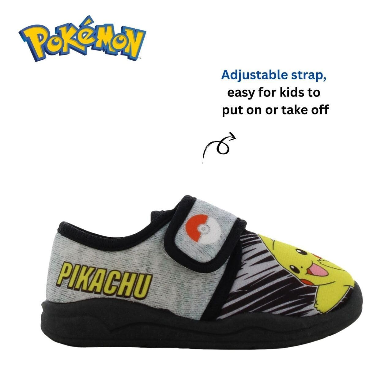 Leomil Pokémon Pantuflas niños Pantuflas niños, Ideal para el jardín de infancia o el hogar
