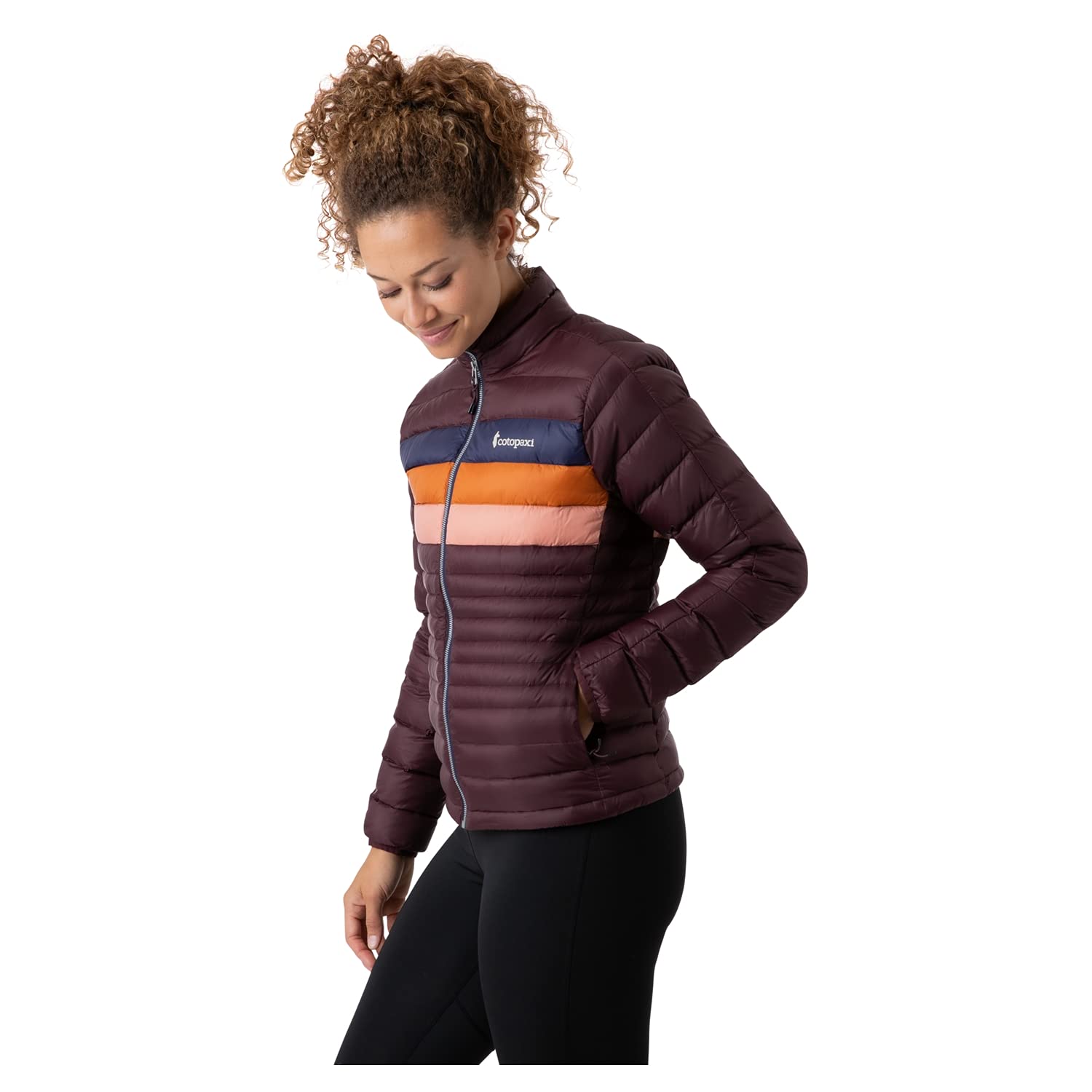 Cotopaxi Fuego Down Jacket - Women's Black Iris Stripes Large : Amazon.ca:  Clothing, Shoes u0026 Accessories