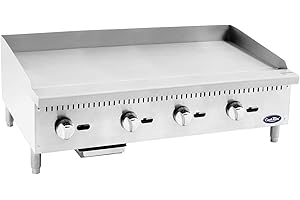 Commercial Gas Grill Special - Cook Rite GS48-LP 48" Heavy Duty Stainless...