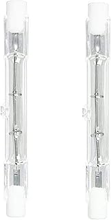 Feit Electric BPQ150T3/CL/S/2/RP 150 Watt, RSC Base, Halogen Lamp, Clear, Short, 2 Pk.,