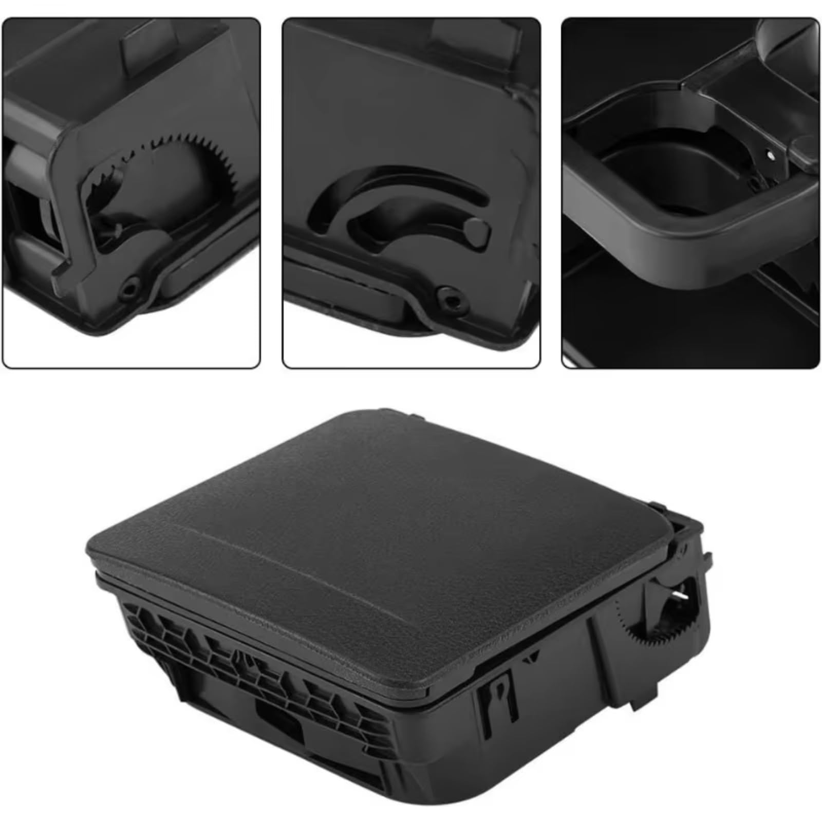 Auto Innenraum Zubehör Compatibile Con Per Jetta MK5 Per Golf MK5 MK6 Per EOS 2006-2011 Auto Bracciolo Posteriore Console Centrale Portabicchieri 1K0862532