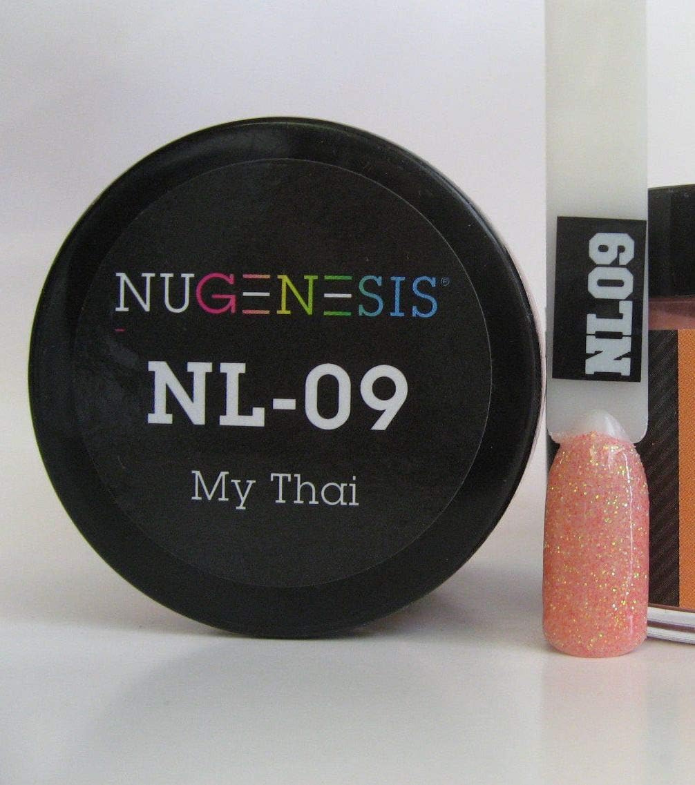 NuGenesis Nail Dipping Powder Color 1.5oz/43g Jar - (NL17 PEEK A Boo)