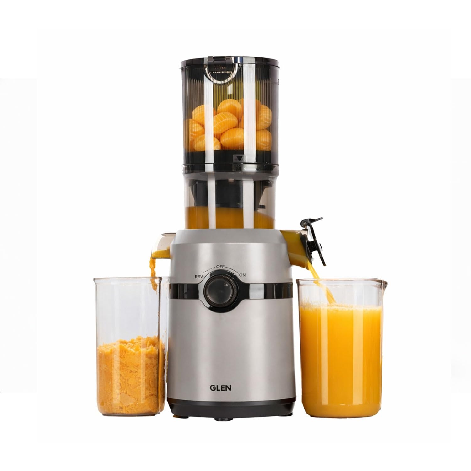 Glen Hopper Slow Juicer 108mm Large Feed, Juice and Pulp containers, Low Noise 200W (SA-4015HSJ)-image-28