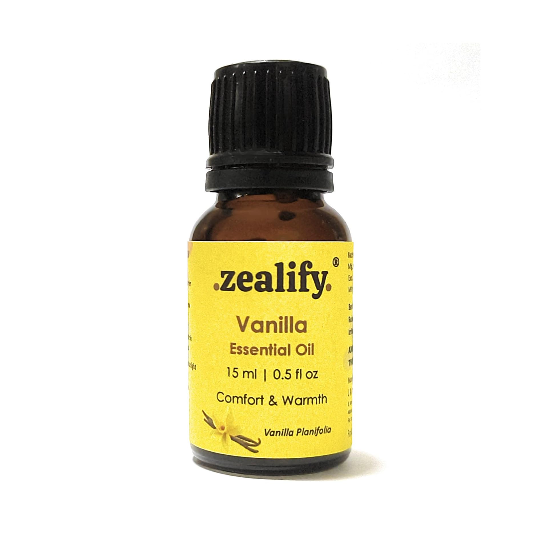 Zealify Vanilla Essential Oil | 100% Pure, Natural and Un-diluted