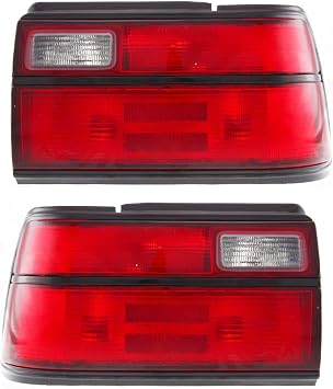 For Toyota Corolla Sedan 1991 1992 Tail Light Assembly Pair Driver and Passenger Side | TO2800132 | TO2801132 | 81560-1A450