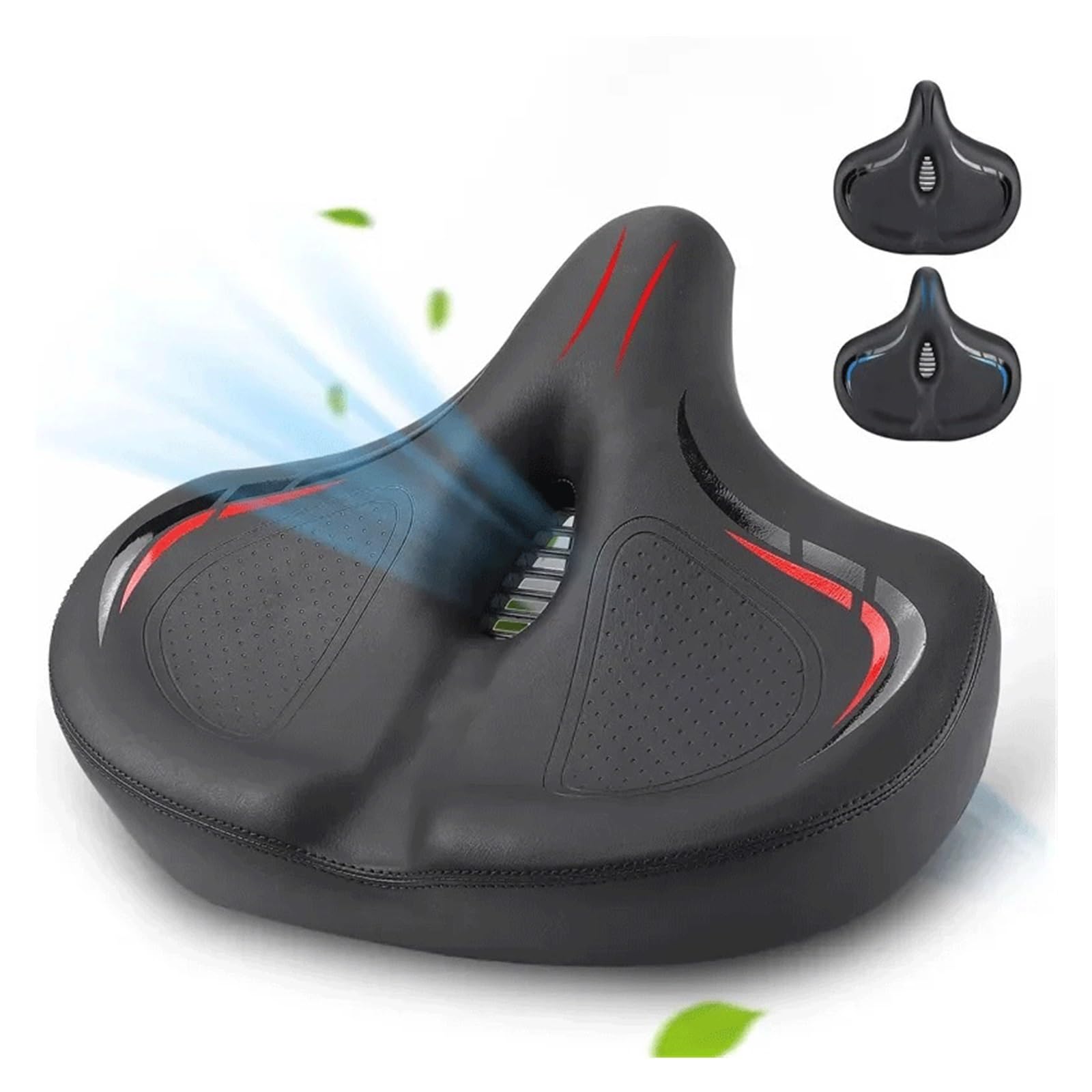 Sella for bici MTB oversize, ampia e comoda, simile a un divano for bicicletta, universale, for cyclette elettrica