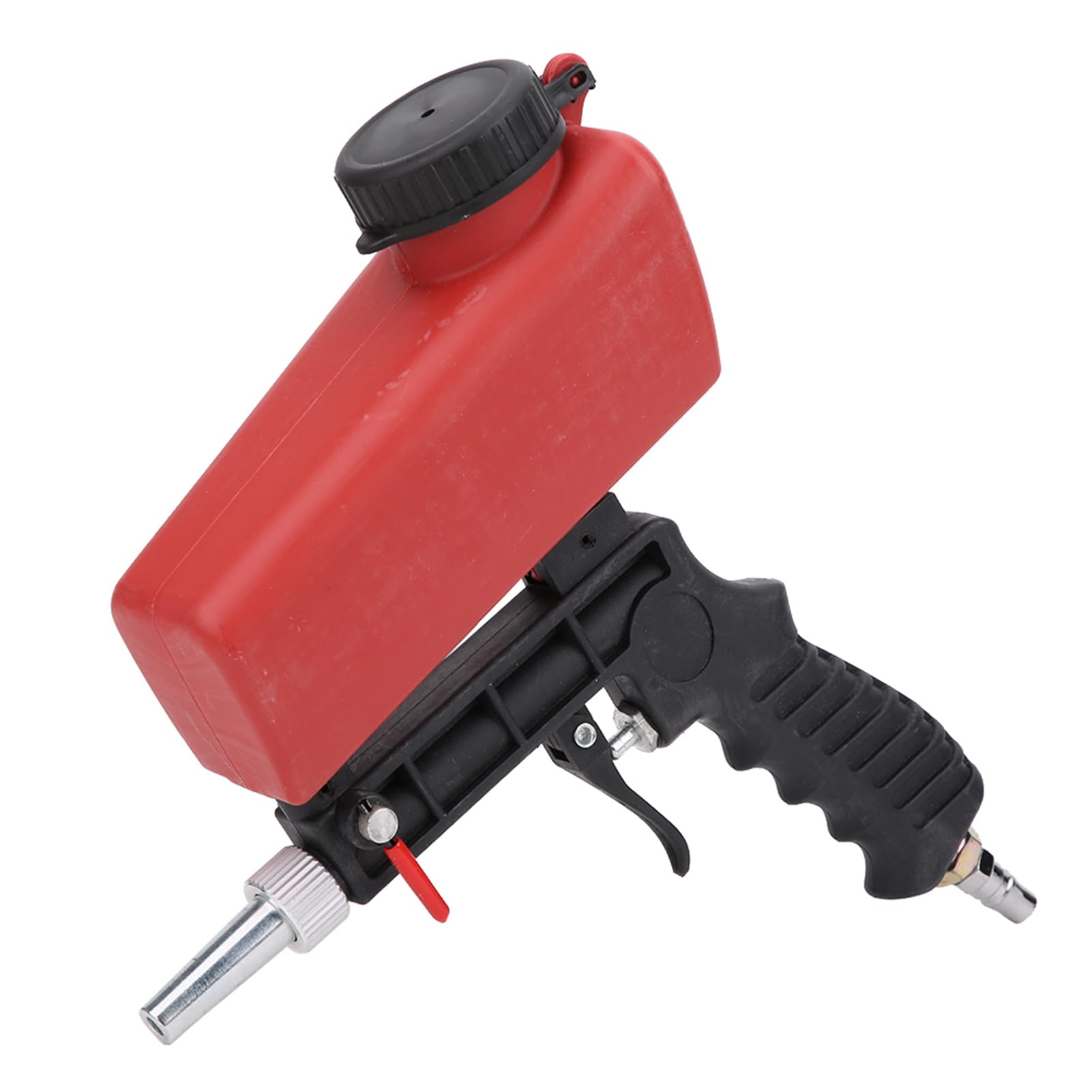Kit de Pistolet SandBlaster 90PSI, Pistolet de Sablage Portatif à Alimentation par gravité utilisé pour éliminer la Peinture, les Taches, la Rouille, la saleté sur les Surfaces,